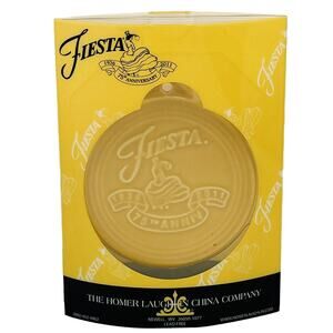 Fiesta‎ Marigold 75th Anniversary Holiday Ornament 2011 Dancing Lady Christmas